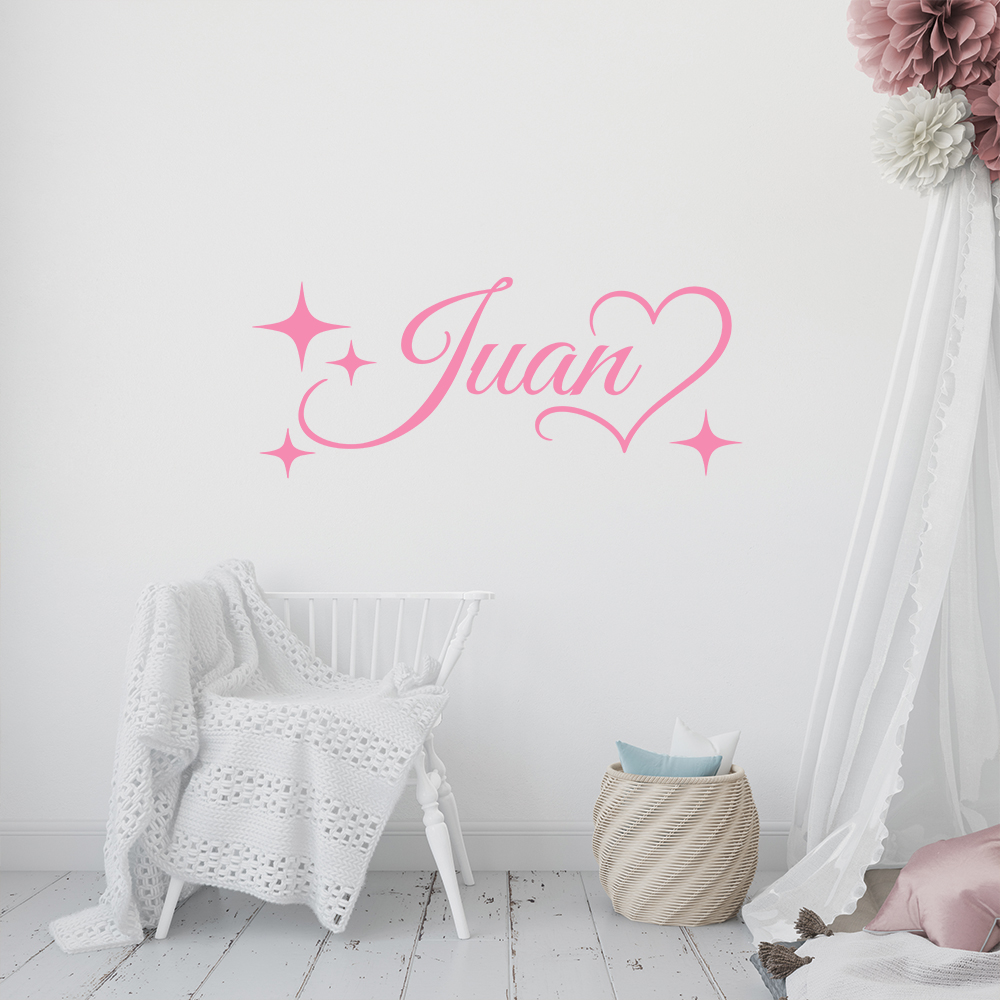 Home Decor Sticker - 1pc Hot Personalize Custom Name Stars