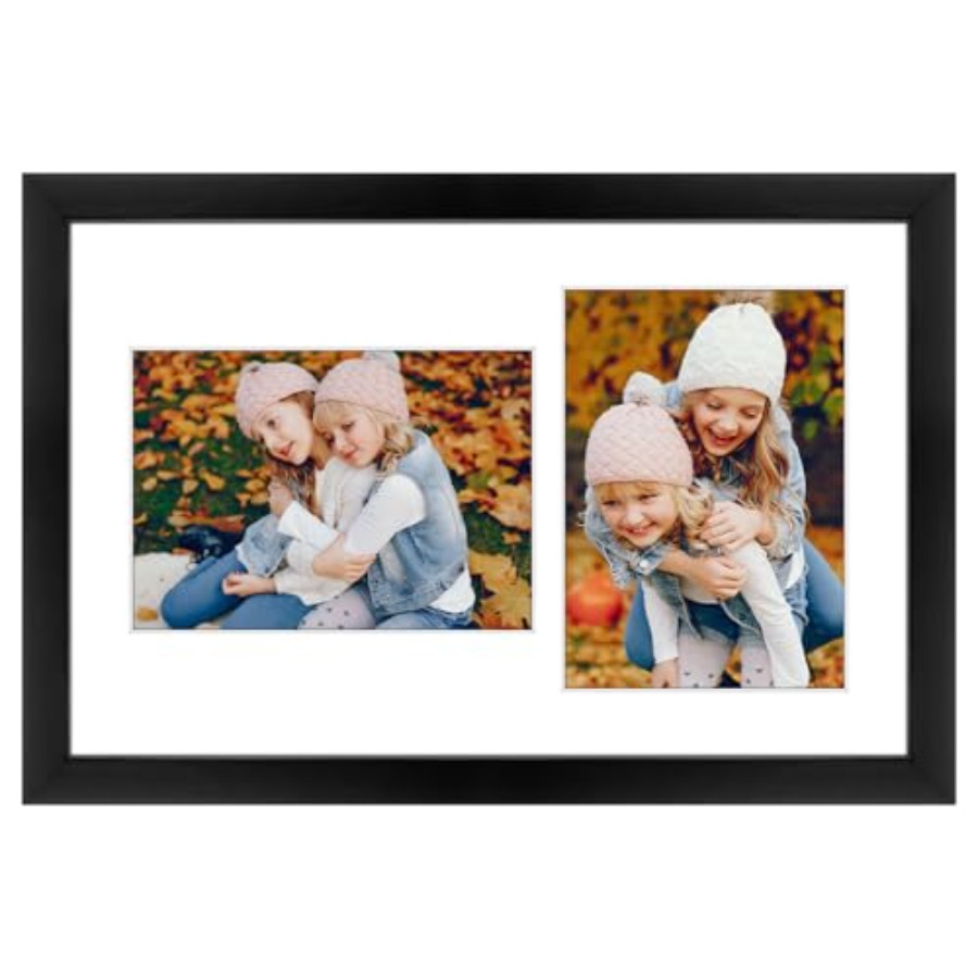 Bamboo Photo Frame - 5x7 Collage Picture Frame - Solid