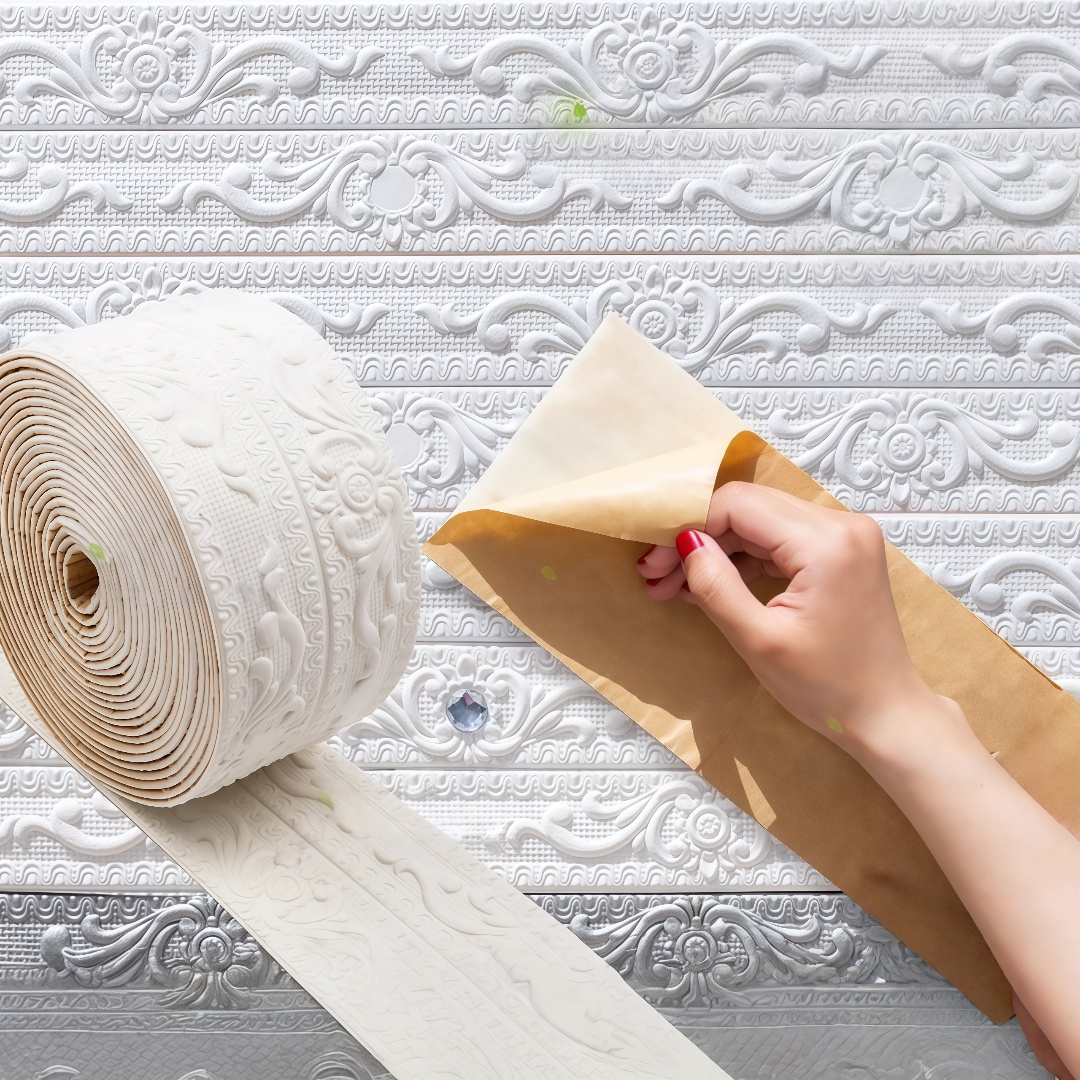 Home Decor Wall Molding - 1ROLL 2.3MX12CM Skirting Ceiling Decoration Strip