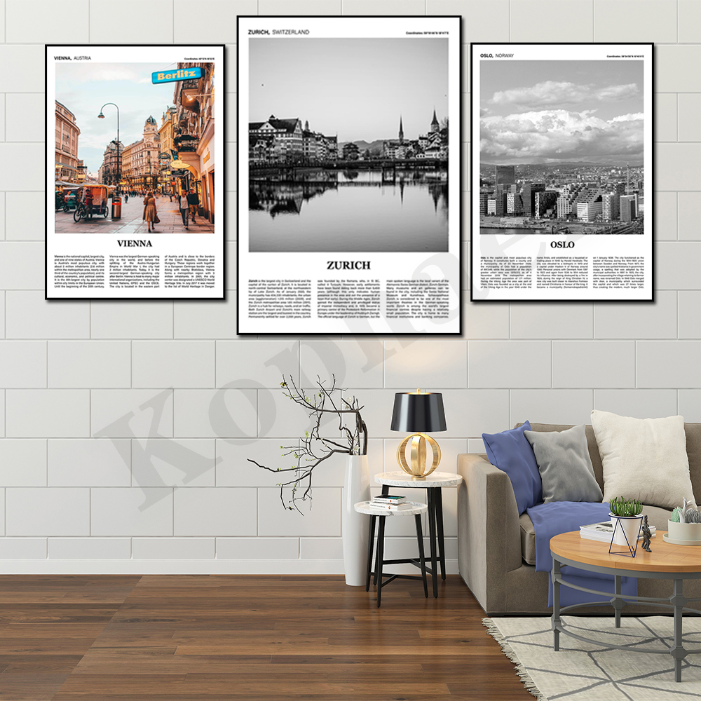 Home Decor Zurich - Stockholm Rome Geneva Istanbul Zurich Vienna