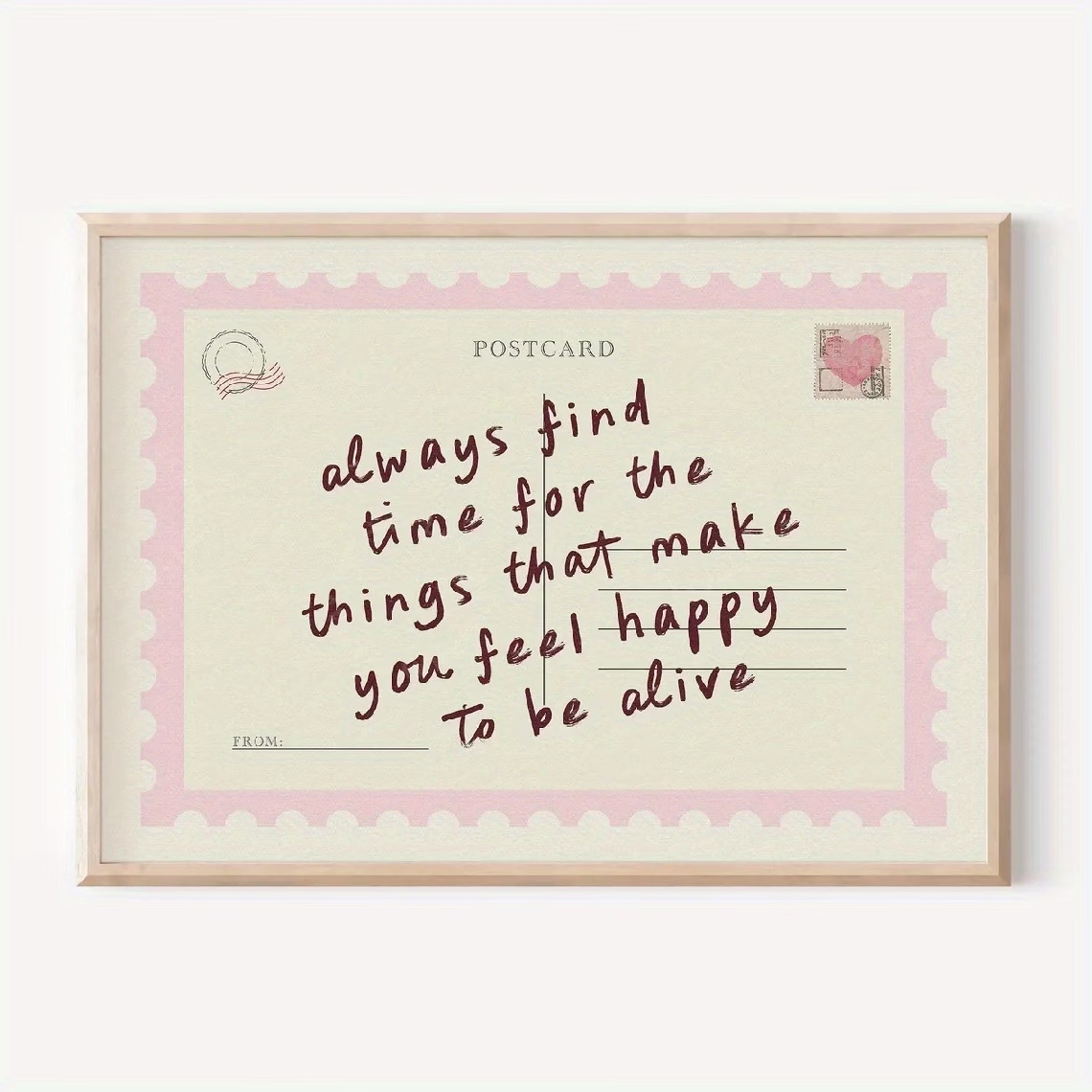 Home Decor Solution - Retro Postcards That Encourage Spending Time