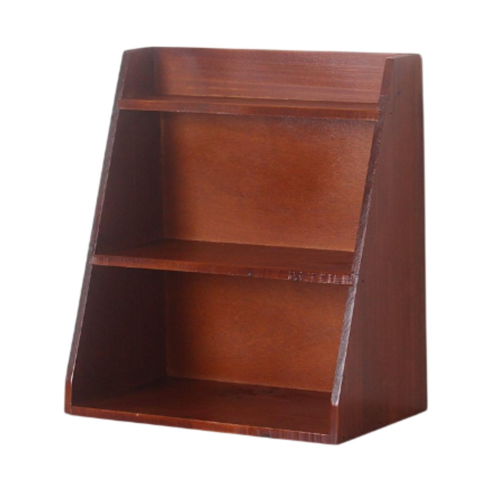 Home Decor Retail Stores - Tabletop Wooden Display Riser Shelf Multi