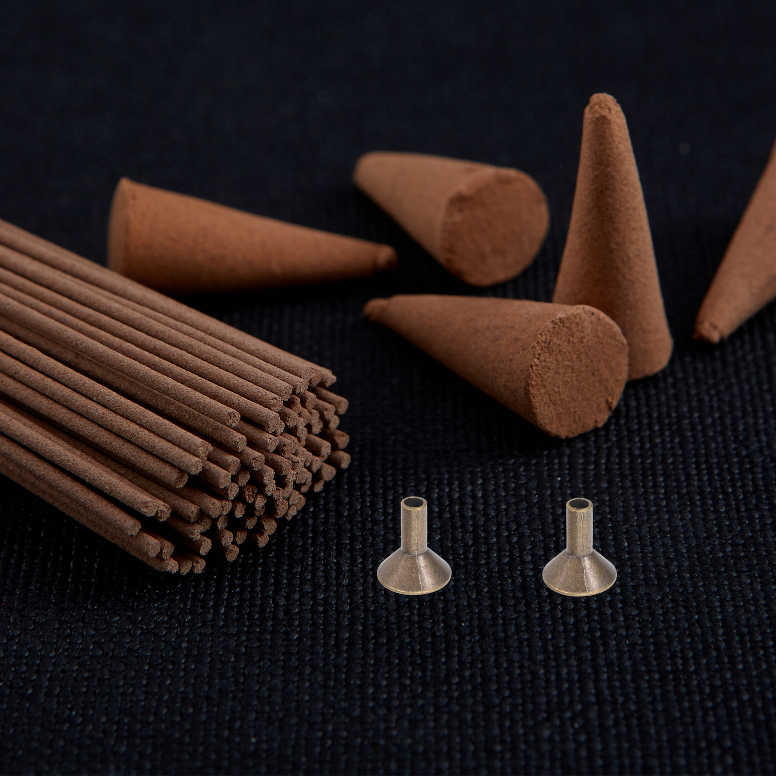 Home Decor Yoga - 8Pcs Metal Backflow Cone Incense Holder