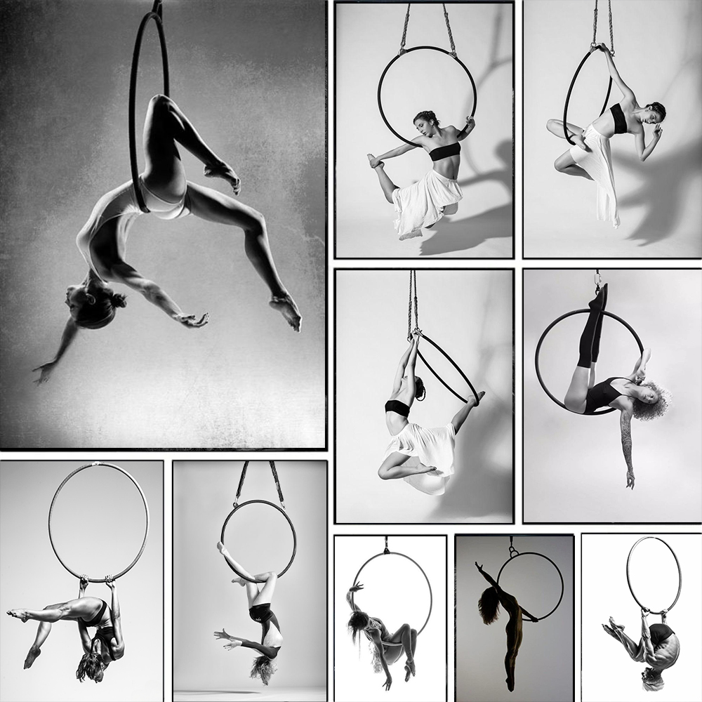 Home Decor Yoga - 1pc frameless canvas painting Classic Aerial