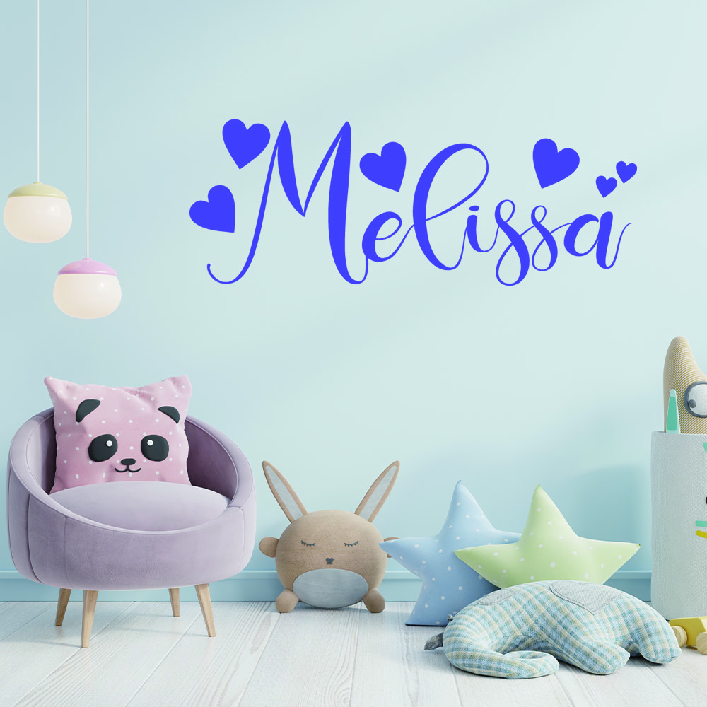 Home Decor Sticker - 1pc Diy Personalize Custom Name love