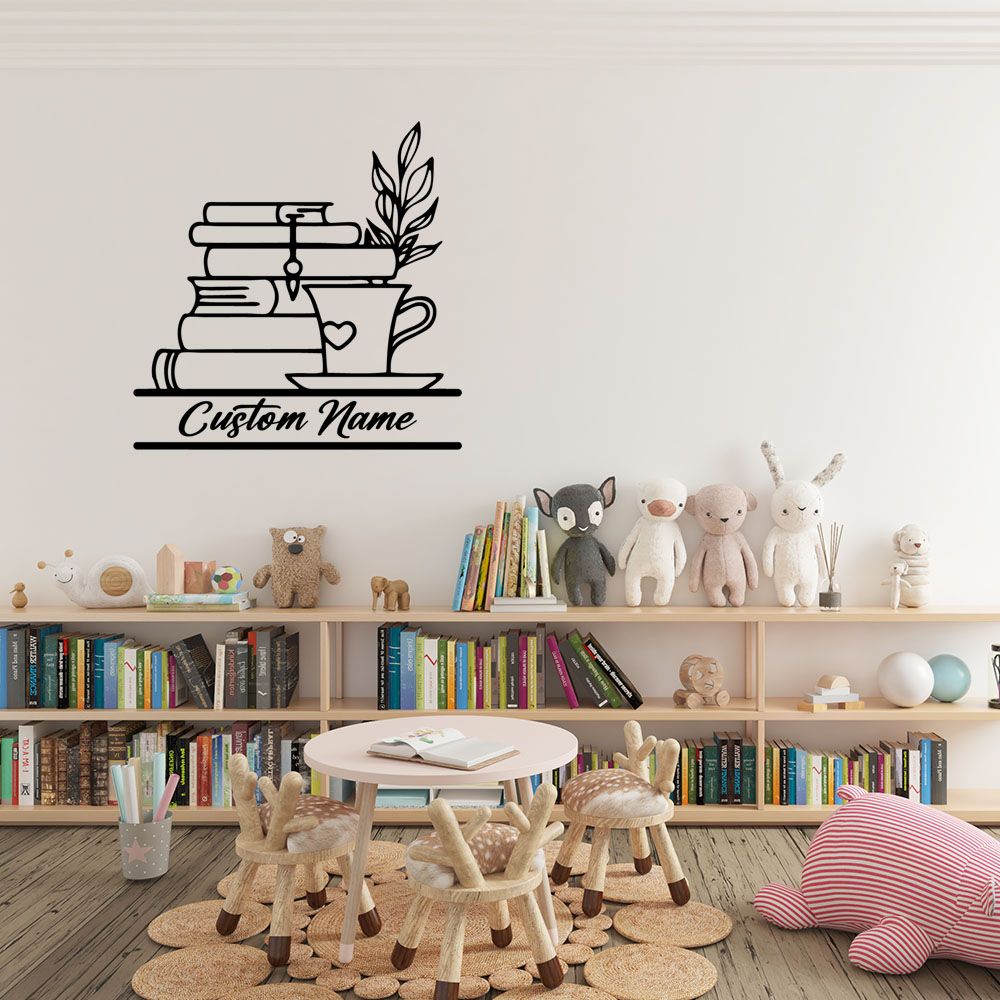 Home Decor Wall Tiles - 1PC Diy Book Customizable Text Family
