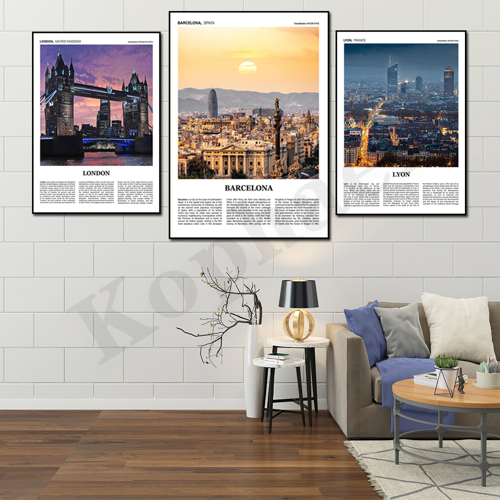 Home Decor Zurich - Copenhagen Barcelona London Zurich Milan Montmartre