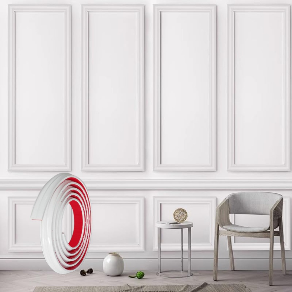 Home Decor Wall Molding - 1Roll 2M Peel and Stick Panels