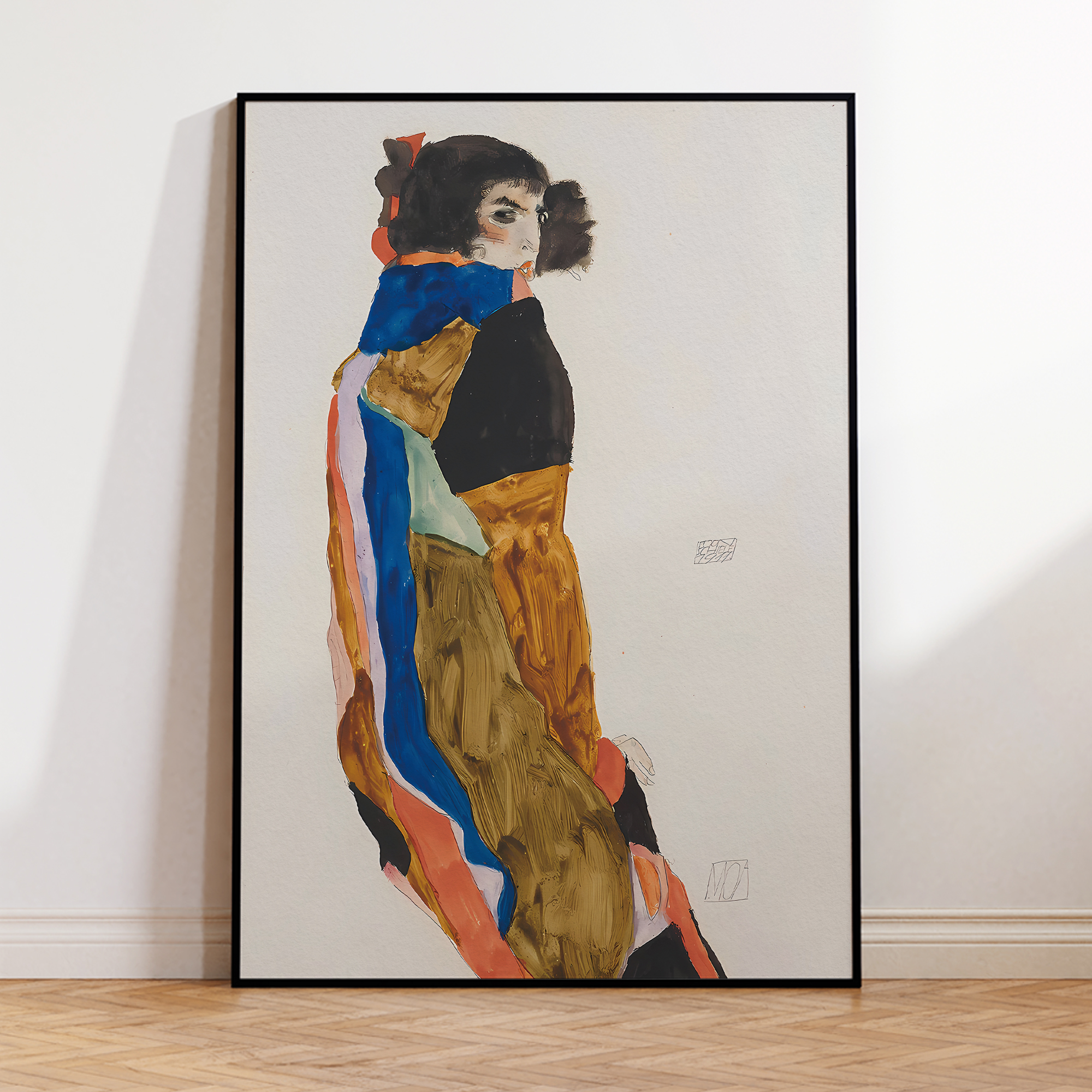 Modern Abstract Egon Schiele M - Abstract Oil Painting avaliação e preço