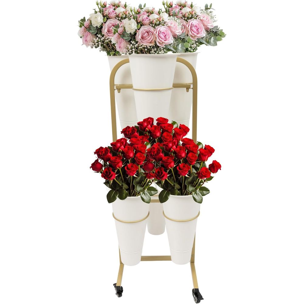 2-Tier Lower Display Stand wit - Home Decor On Wheels avaliação e preço