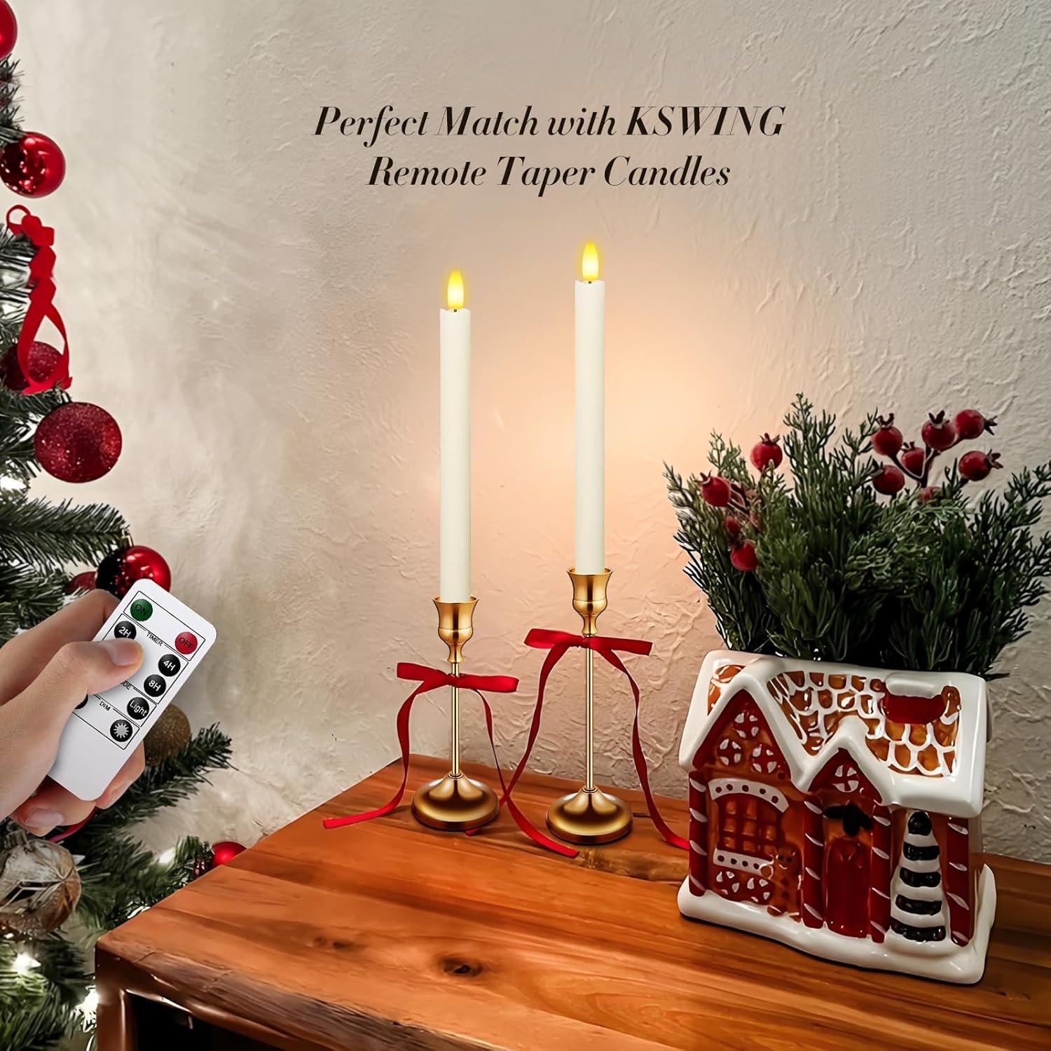 Metal Taper Candle Holders Set - Home Decor Gold avaliação e preço