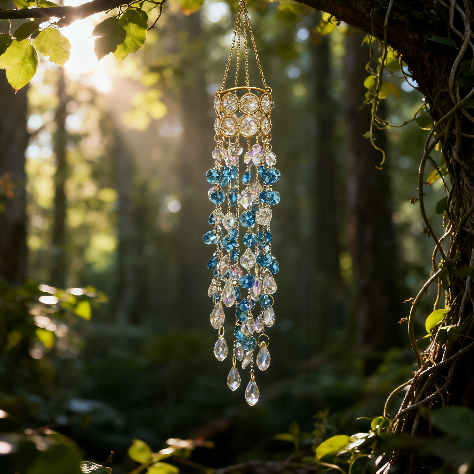 Sun Catcher Crystal Wind Chime - Crystal Sun Catcher avaliação e preço