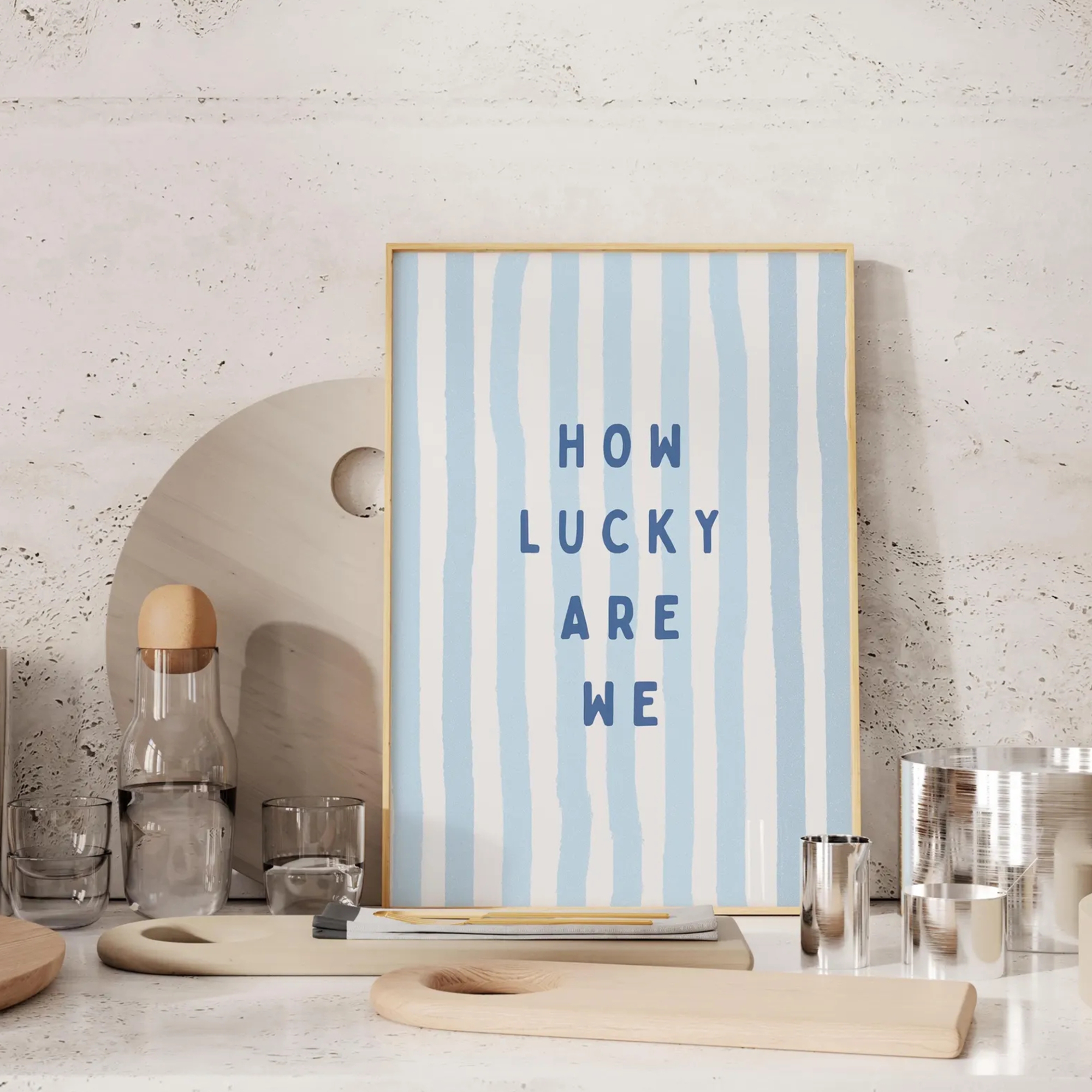 How Lucky Are We Coastal Cowgi - Home Decor Solution avaliação e preço