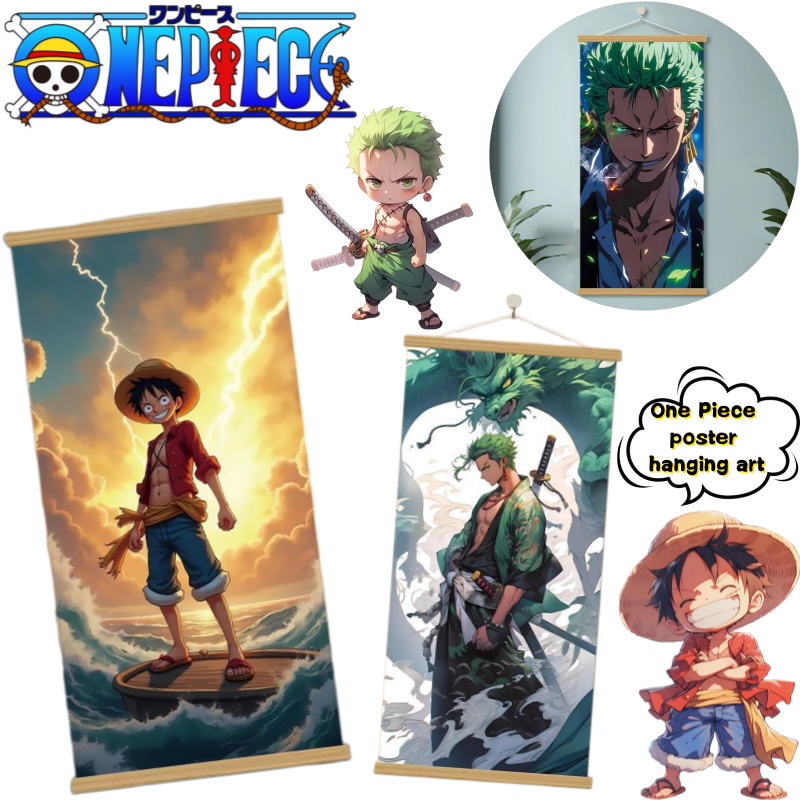New One Piece Luffy Roronoa Zo - Home Decor Tv avaliação e preço