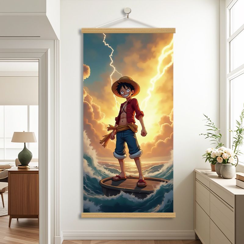 New One Piece Luffy Roronoa Zo - Home Decor Tv avaliação e preço