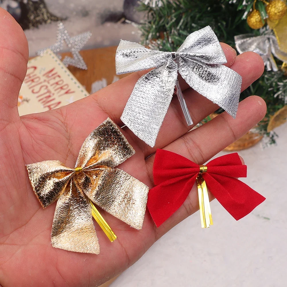 240/12PCS Mini Christmas Bow O - Home Decor Xmas Gifts avaliação e preço