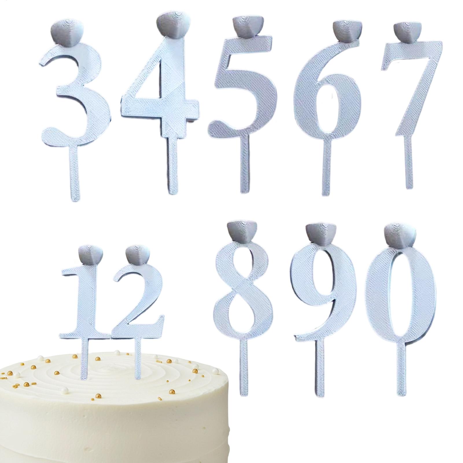 Number Candle Holders 10 Piece - Home Decor Retail Stores avaliação e preço