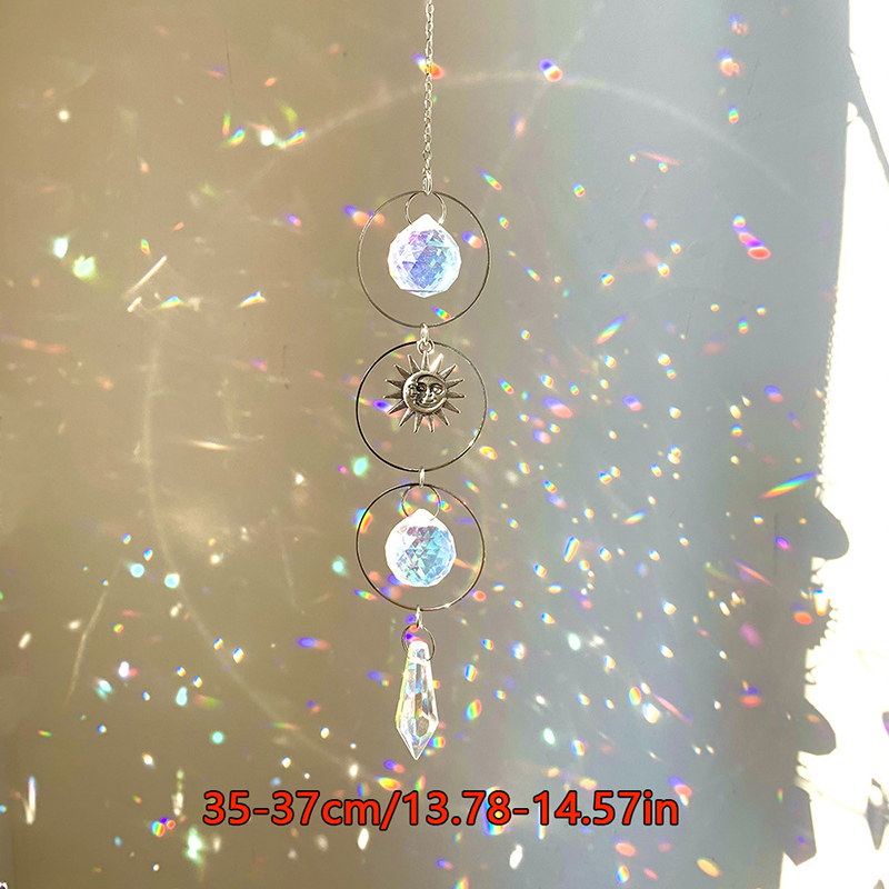C 1pc new Hanging Crystal Pend - Crystal Sun Catcher avaliação e preço