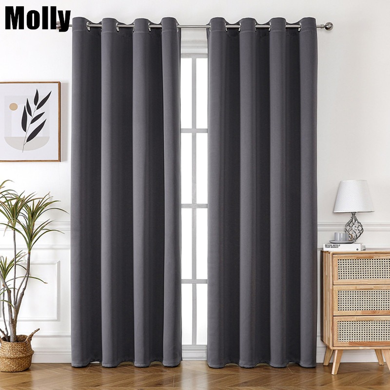 One Pane Light-Blocking Solid  - Home Decor Curtain avaliação e preço