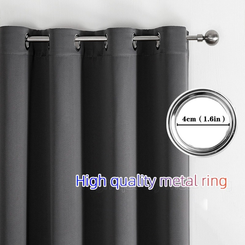 One Pane Light-Blocking Solid  - Home Decor Curtain avaliação e preço