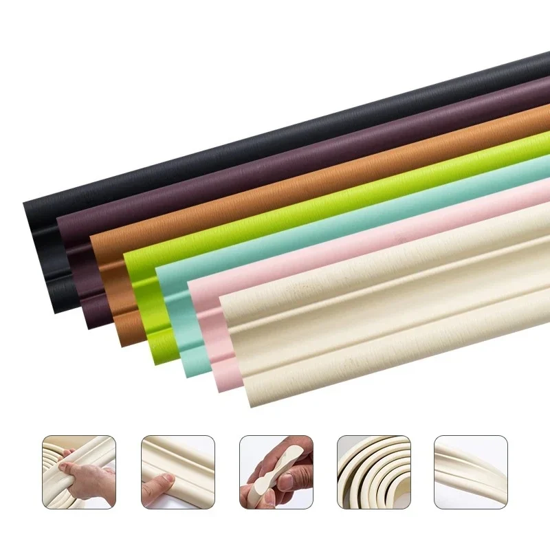 5M NBR Soft Wall Trim Lines Se - Home Decor Wall Molding avaliação e preço