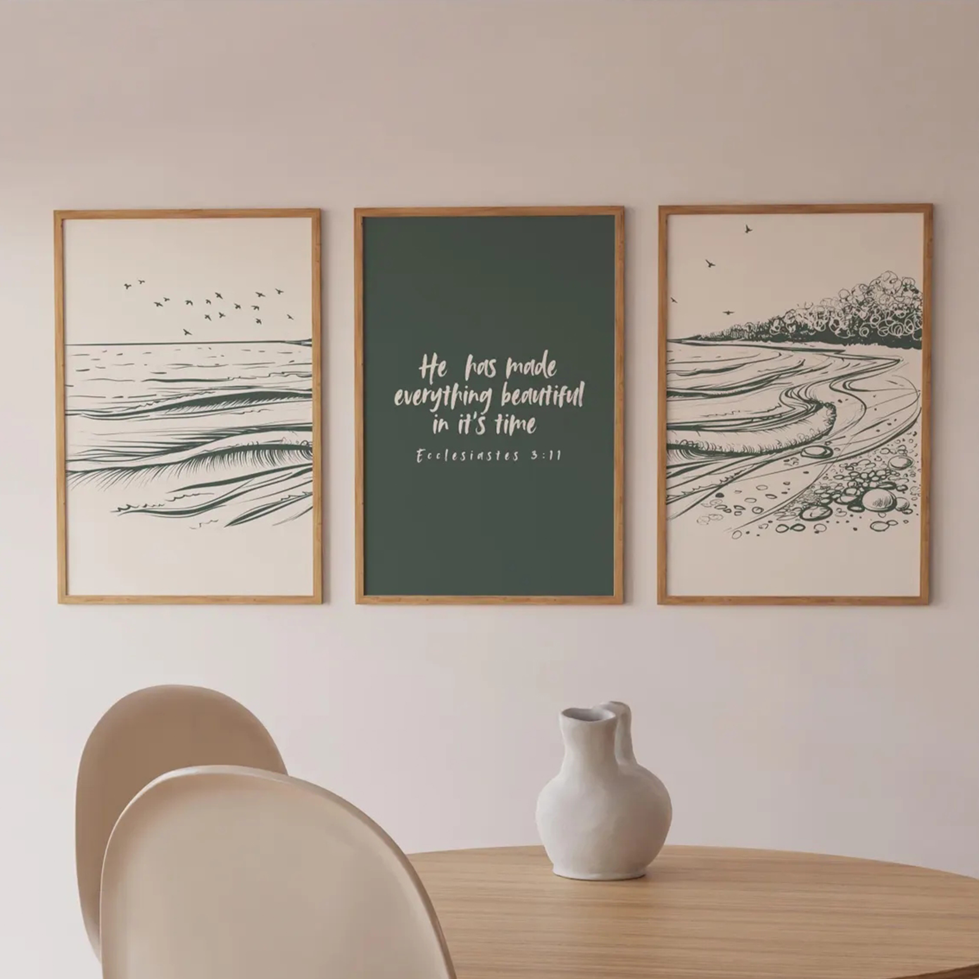 Minimalist Bible Verse  Script - Home Decor Solution avaliação e preço