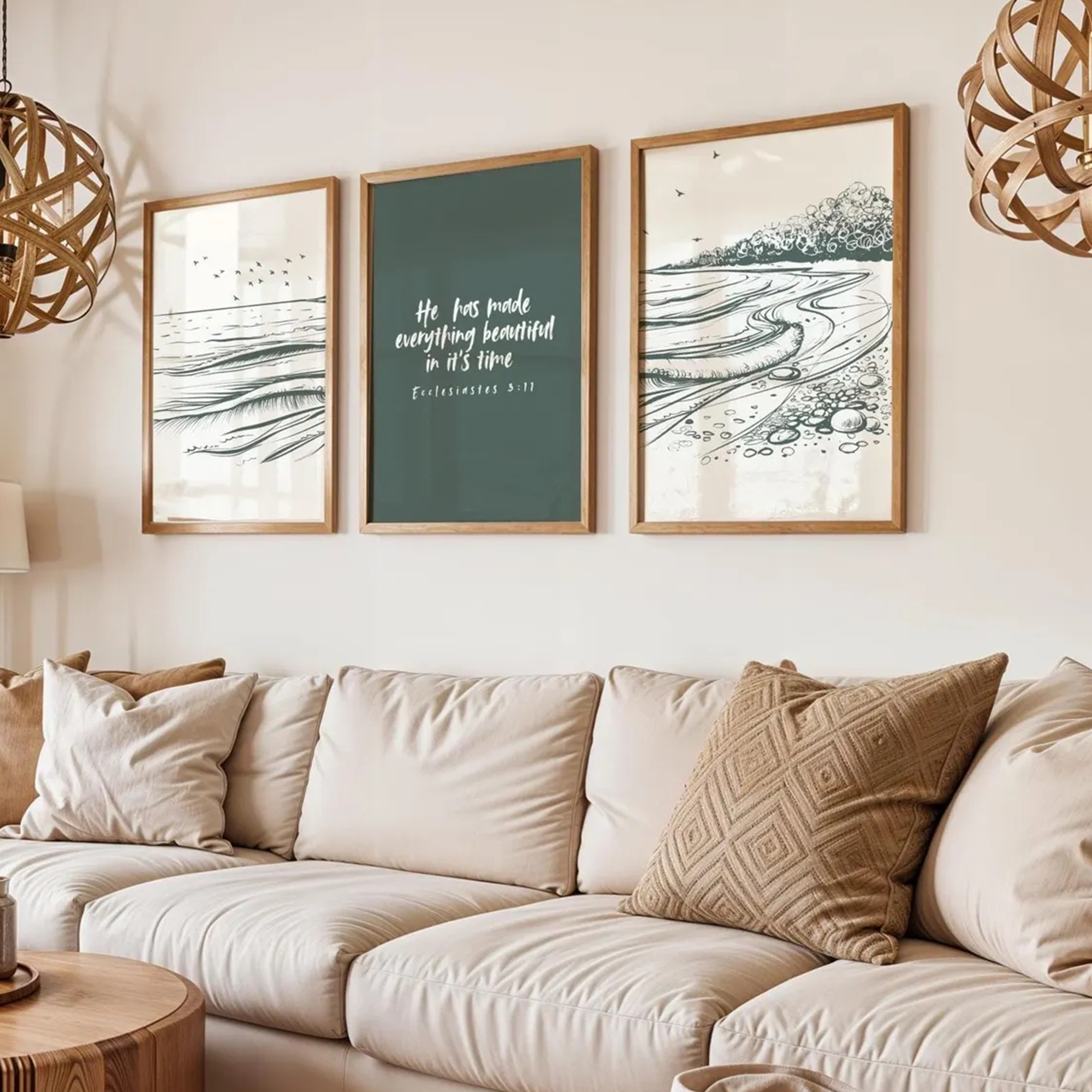 Minimalist Bible Verse  Script - Home Decor Solution avaliação e preço