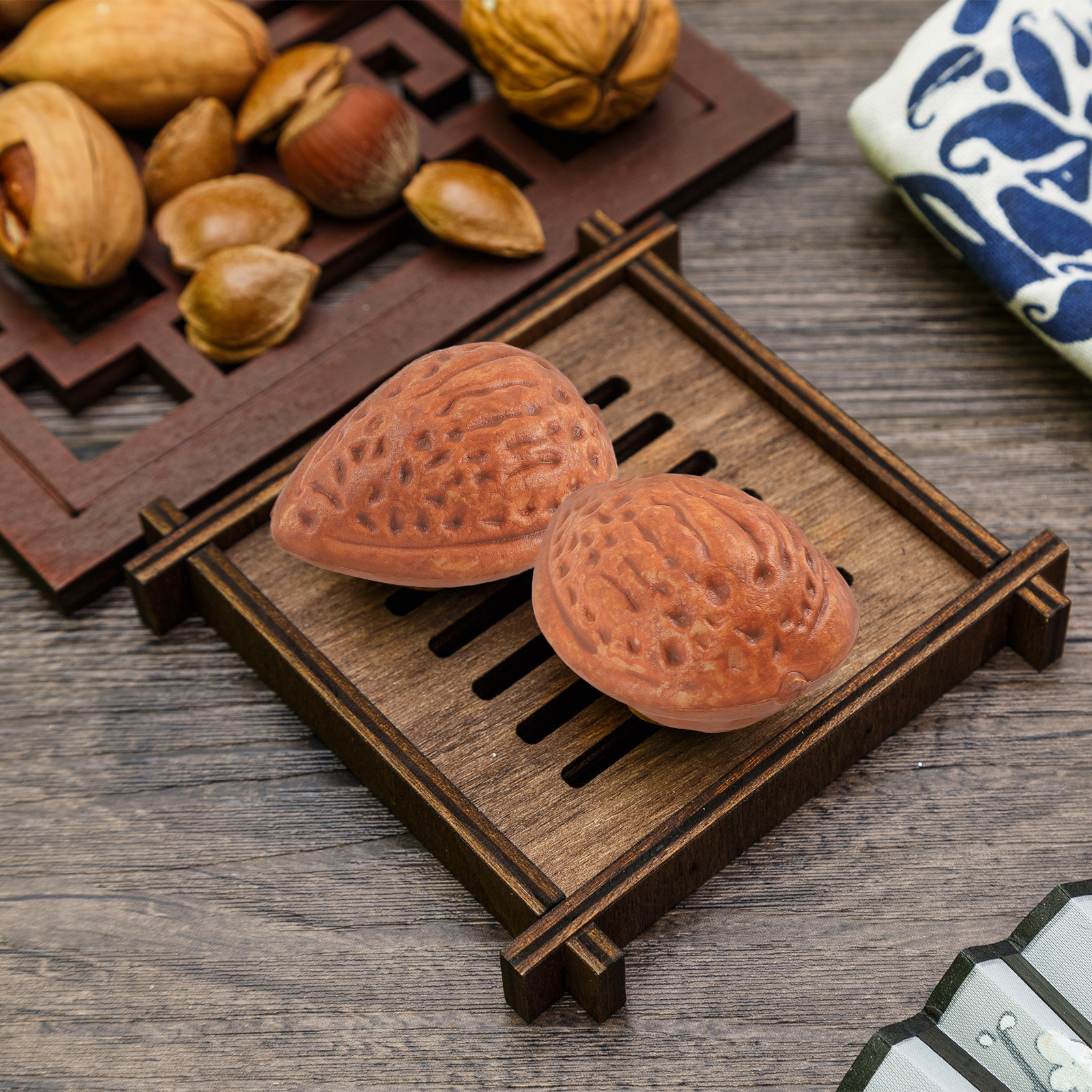 20Pcs Realistic Almonds Decor  - Home Decor Retail Stores avaliação e preço
