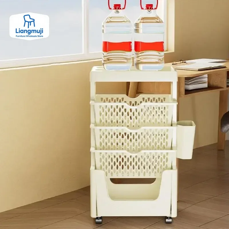 5 Tier Movable Book Shelf On W - Home Decor On Wheels avaliação e preço