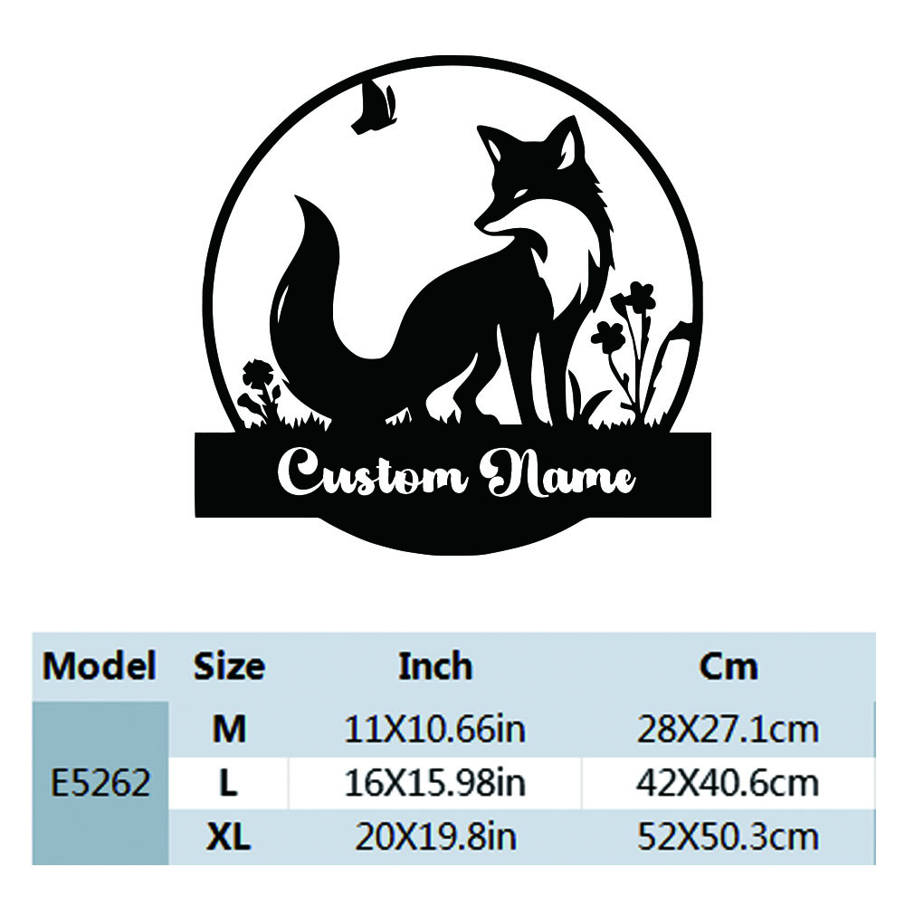 1PC Fashion Fox Customizable N - Home Decor Wall Tiles avaliação e preço