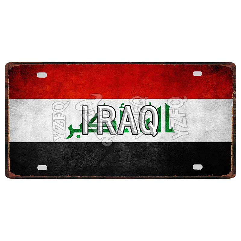 【YZFQ 】30X15CM  Metal Signs  Z - Home Decor Zurich avaliação e preço