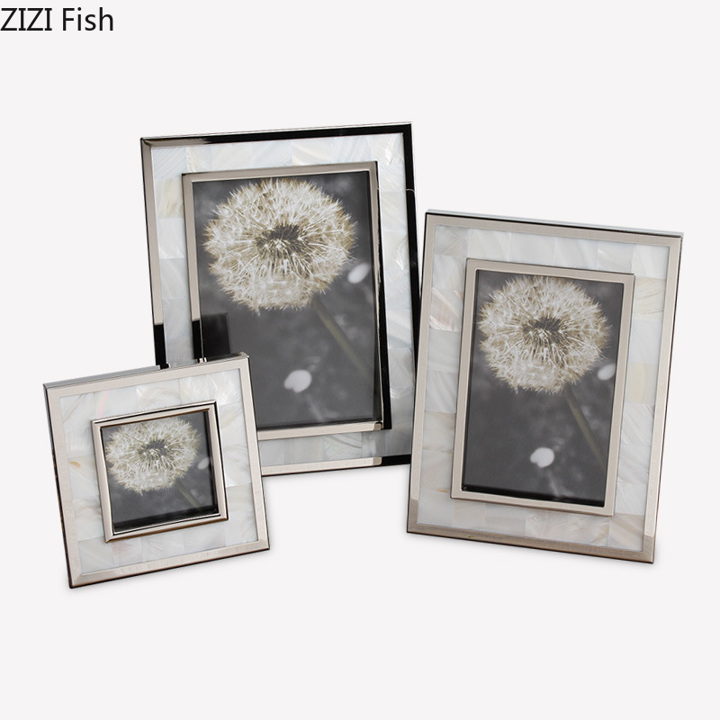 European Shell Decorative Allo - Bamboo Photo Frame avaliação e preço