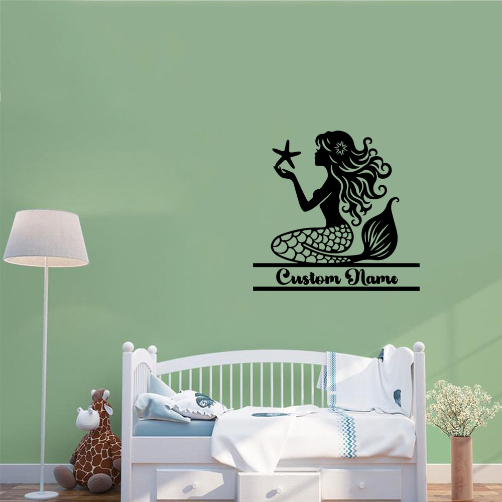 1PC NEW Mermaid Personalized T - Home Decor Wall Tiles avaliação e preço