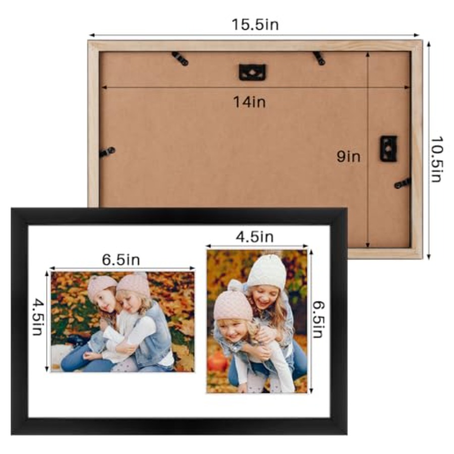 5x7 Collage Picture Frame - So - Bamboo Photo Frame avaliação e preço