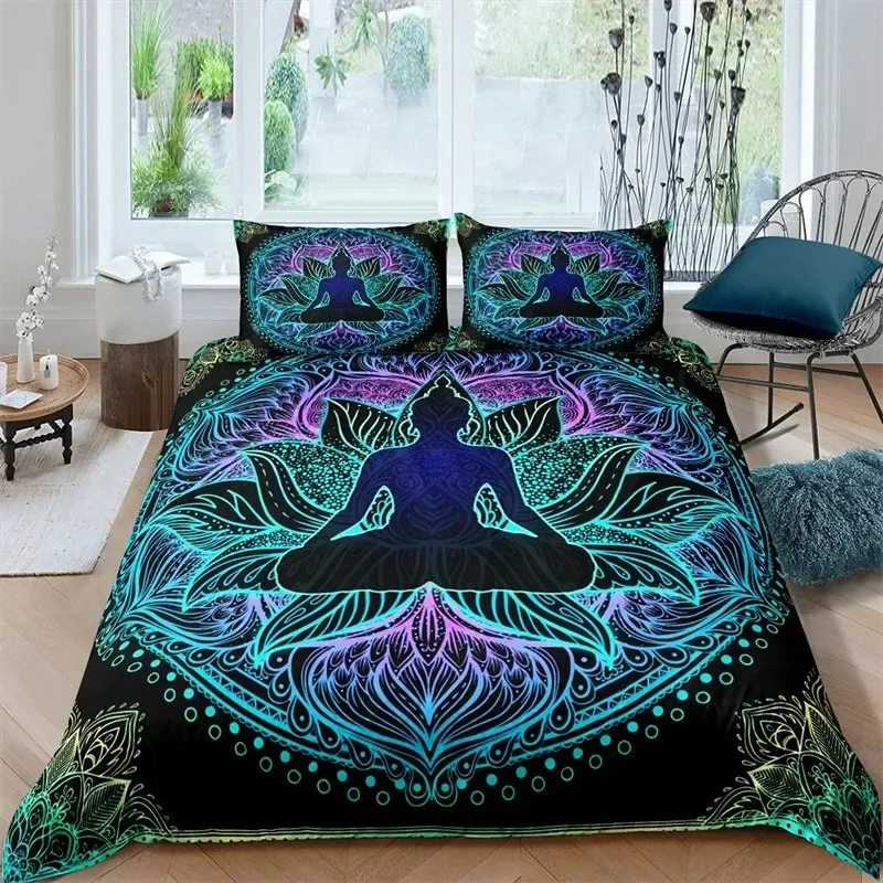 Bohemian Chakra Meditation Duv - Home Decor Yoga avaliação e preço