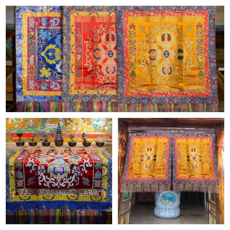 Handmade Embroidery Tablecloth - Home Decor Curtain avaliação e preço
