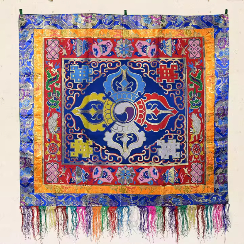 Handmade Embroidery Tablecloth - Home Decor Curtain avaliação e preço