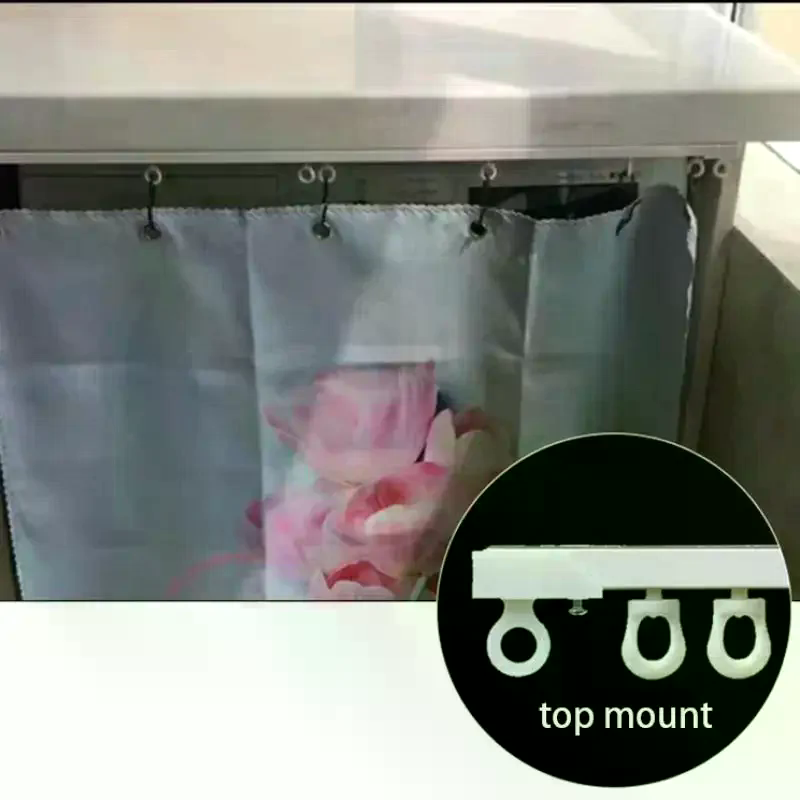 Self Adhesive Curtain Sliding  - Home Decor Curtain avaliação e preço