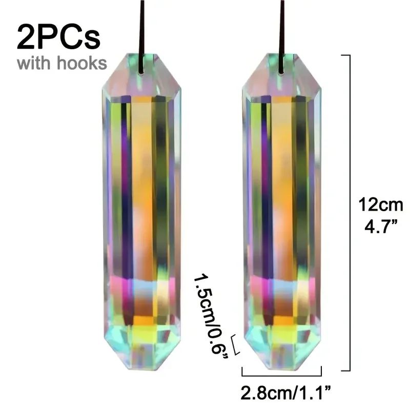 New 2 pcs sun catcher window p - Crystal Sun Catcher avaliação e preço