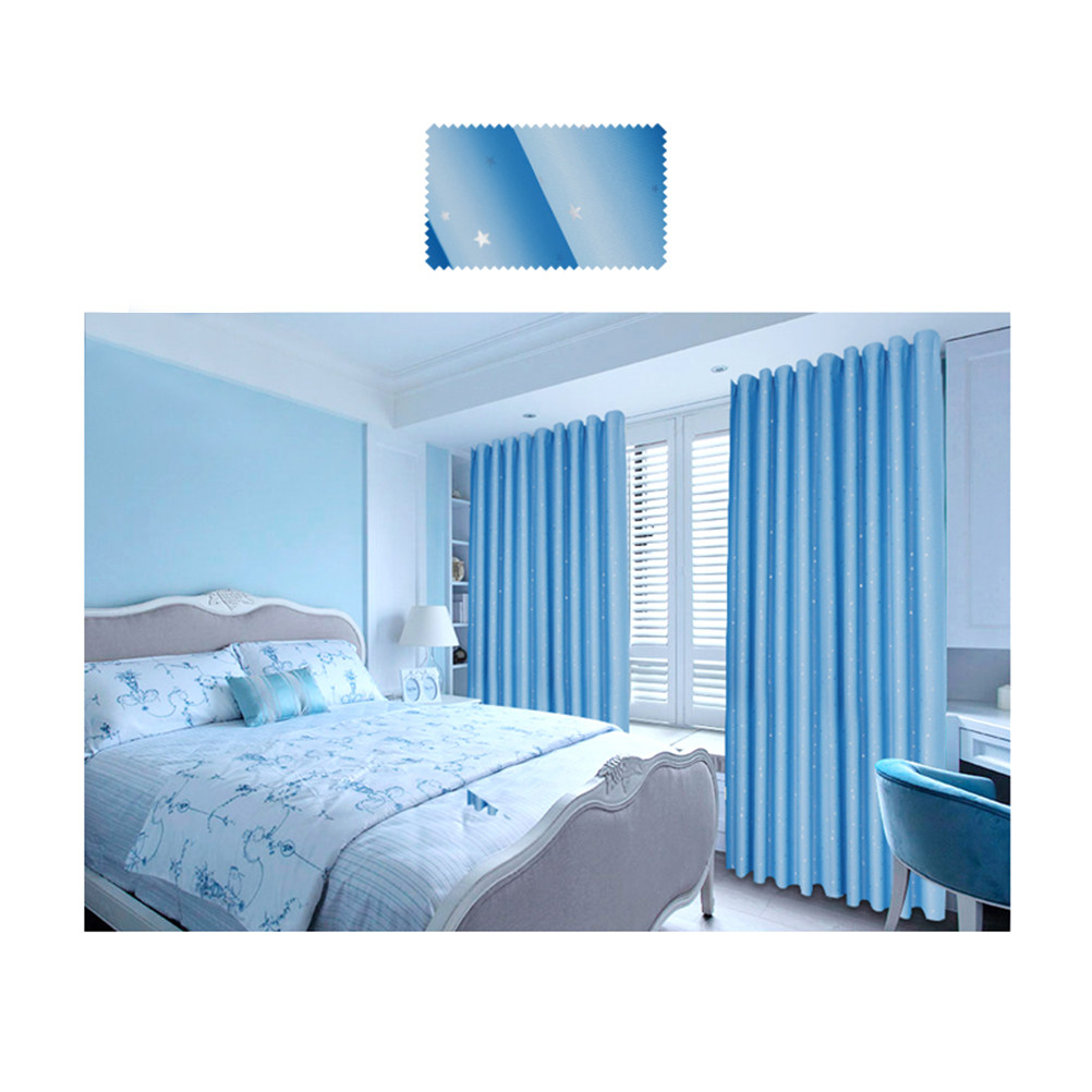 100x250cm Sky Blue Blackout Wi - Home Decor Curtain avaliação e preço