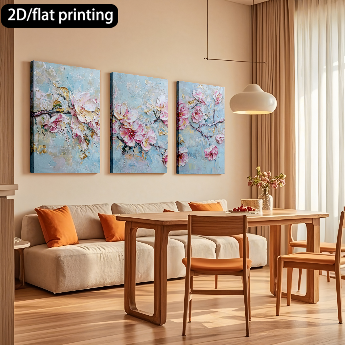 3pc wooden frame canvas decora - Abstract Oil Painting avaliação e preço
