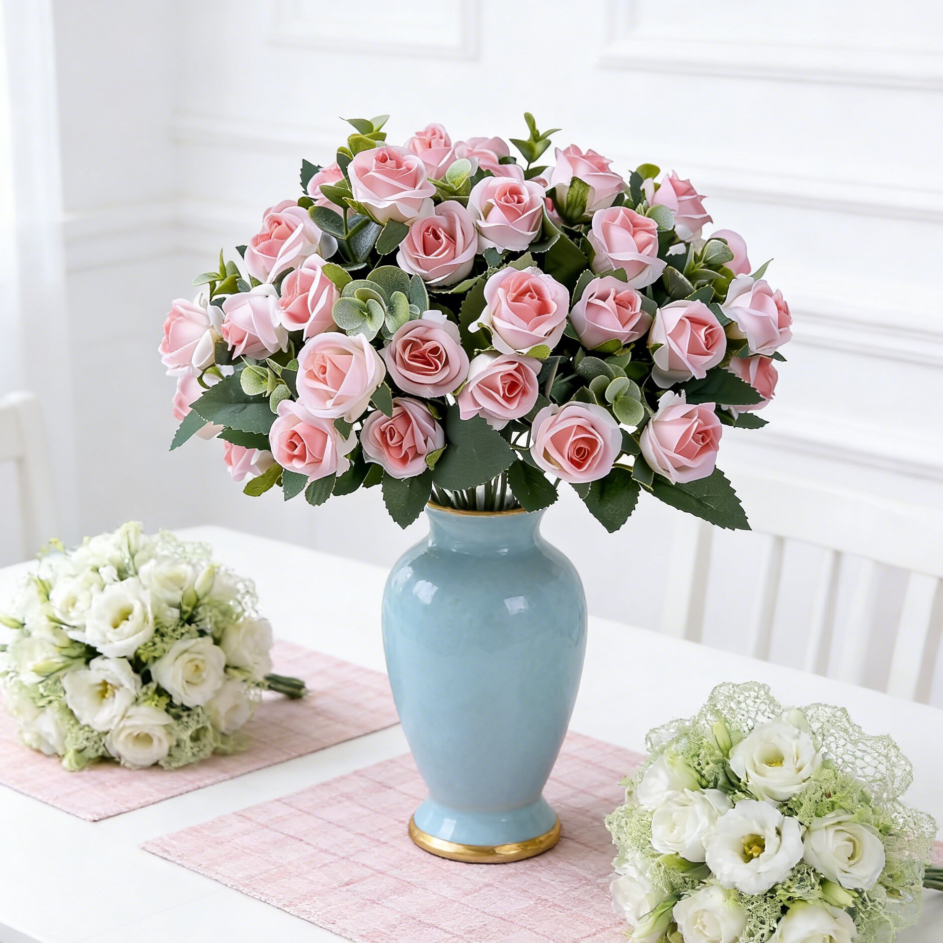 Artificial Silk Rose Flowers B - Home Decor Ai avaliação e preço