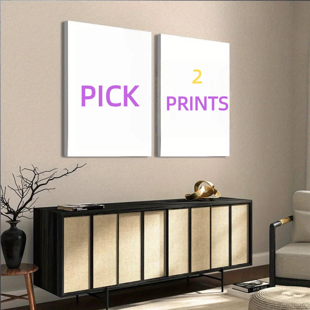 2pcs/set of custom canvas phot - Home Decor Kit avaliação e preço