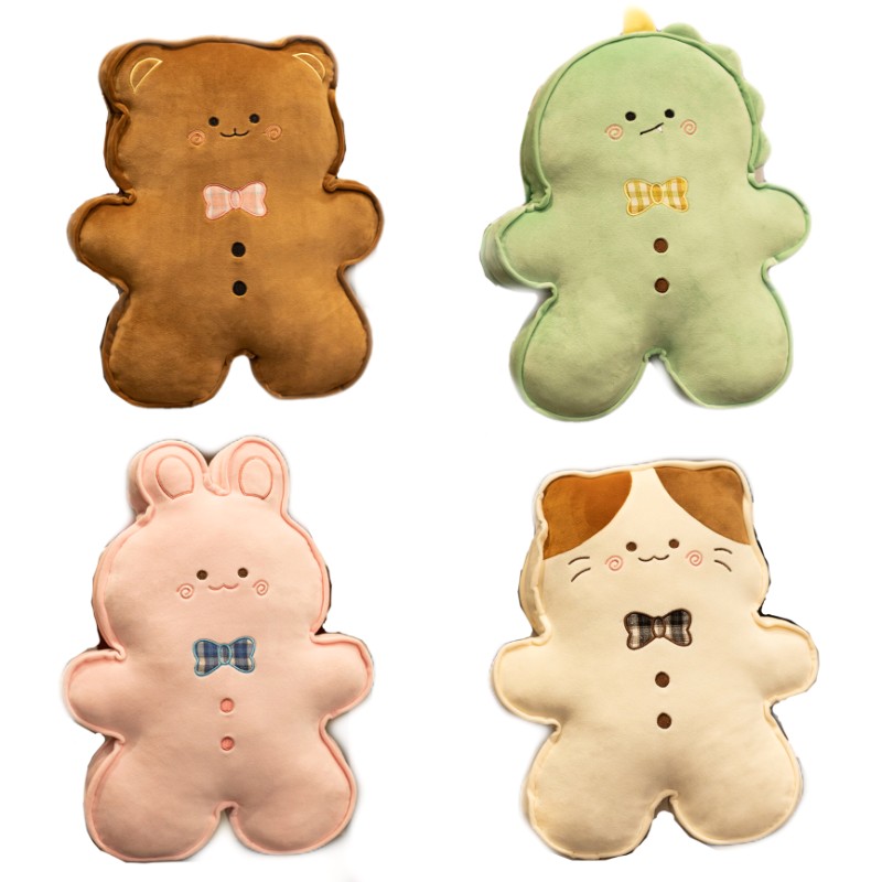 45cm Cute Gingerbread Man Plus - Home Decor Xmas Gifts avaliação e preço