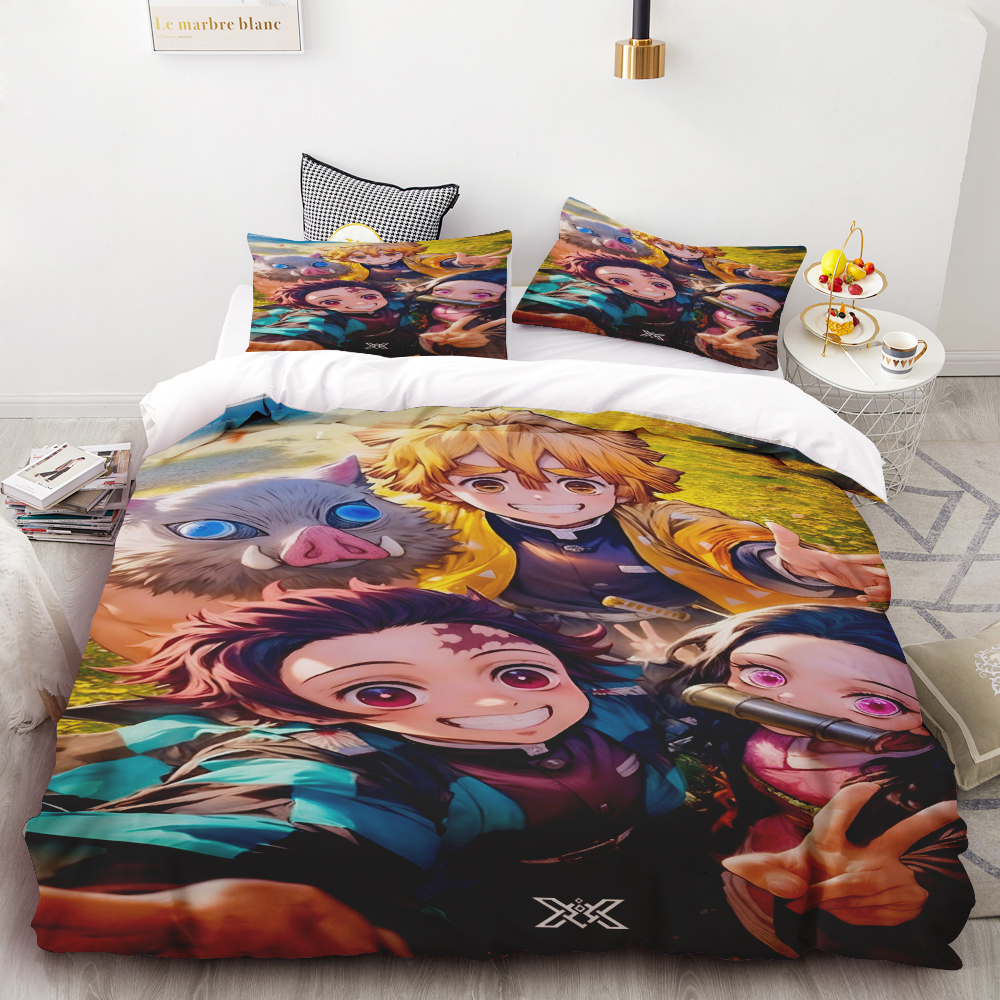 Duvet Cover Demon Slayer Kimet - Home Decor Tv avaliação e preço