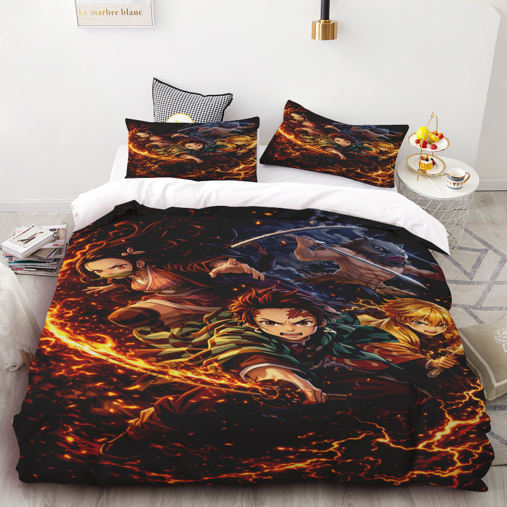 Duvet Cover Demon Slayer Kimet - Home Decor Tv avaliação e preço