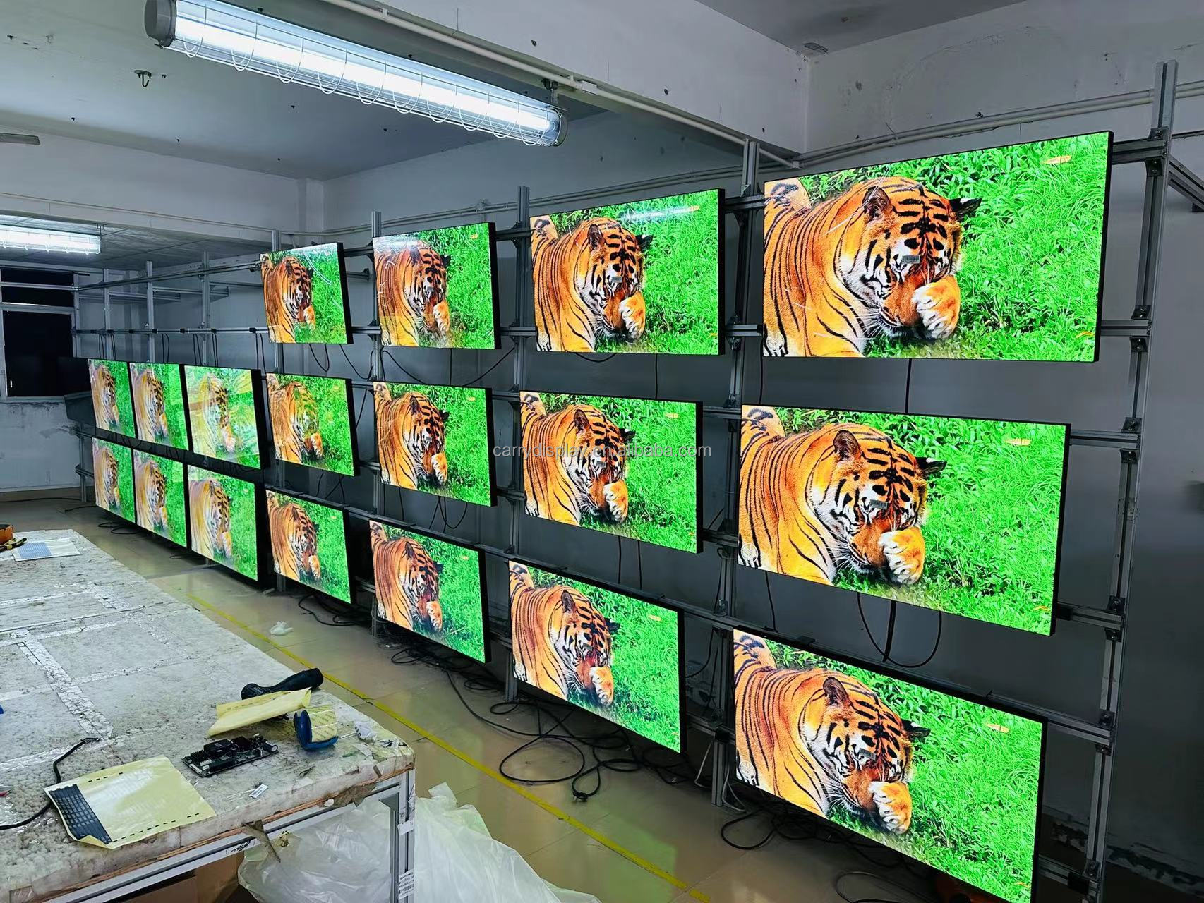 3x3 55 Inch LCD Video Wall Dis - Flooring Home Decor avaliação e preço