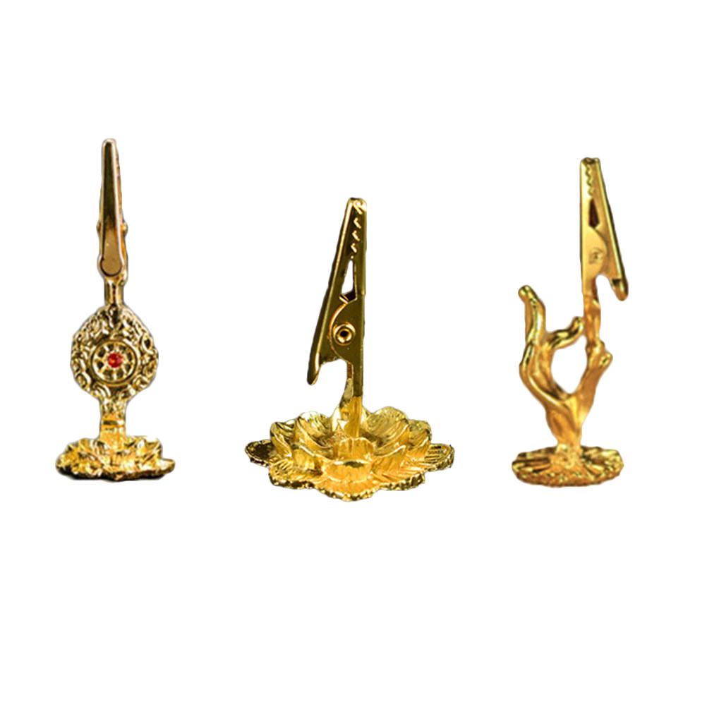 3Pcs Alloy Lotus Base Incense  - Home Decor Yoga avaliação e preço