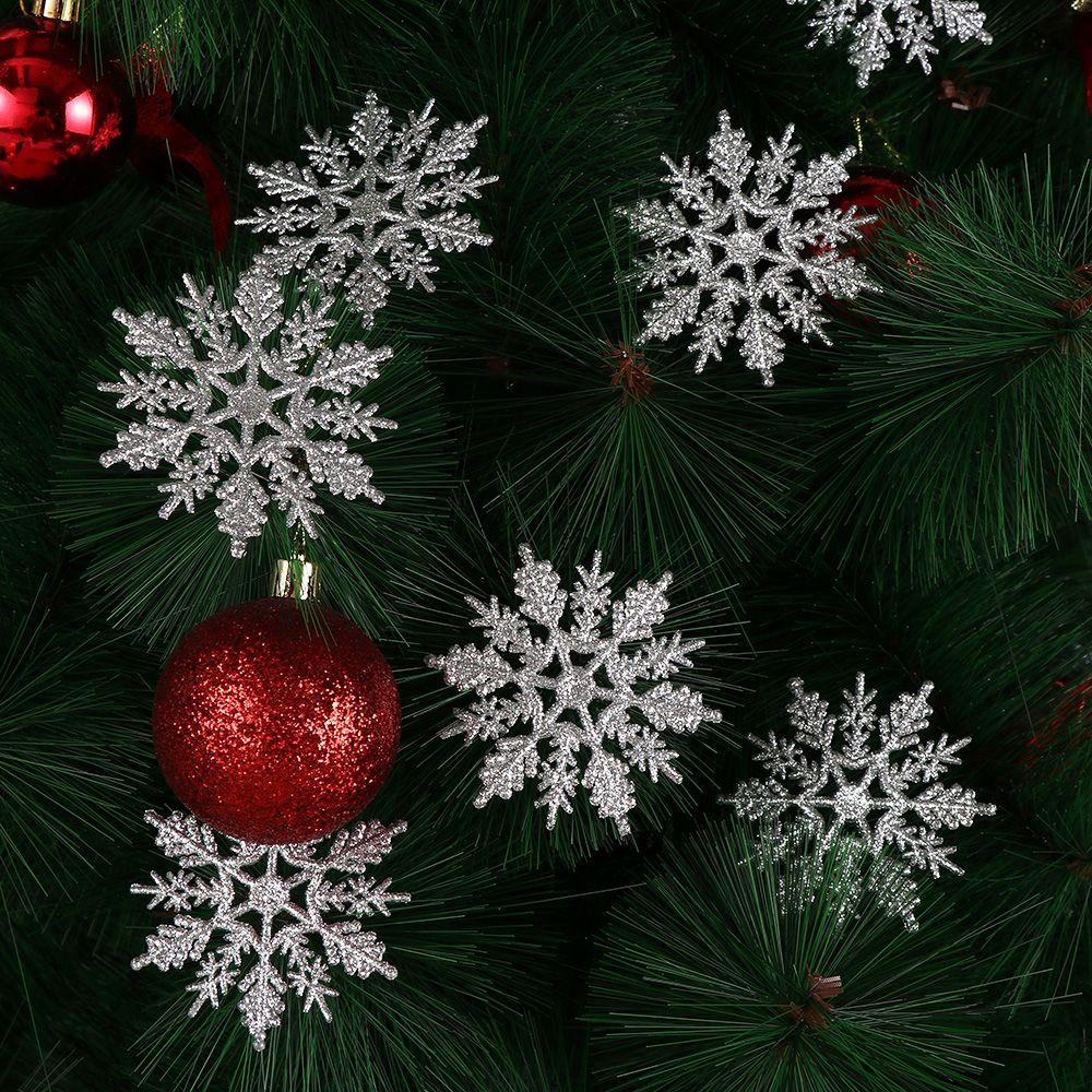 12Pcs 7.5cm Gold Powder Snowfl - Home Decor Xmas Gifts avaliação e preço
