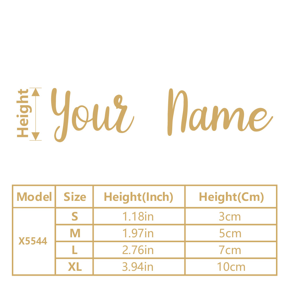 1PC Customizable Name Removabl - Home Decor Sticker avaliação e preço